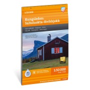 Kungsleden: Saltoluokta-Kvikkjokk 1:50 000 Calazo